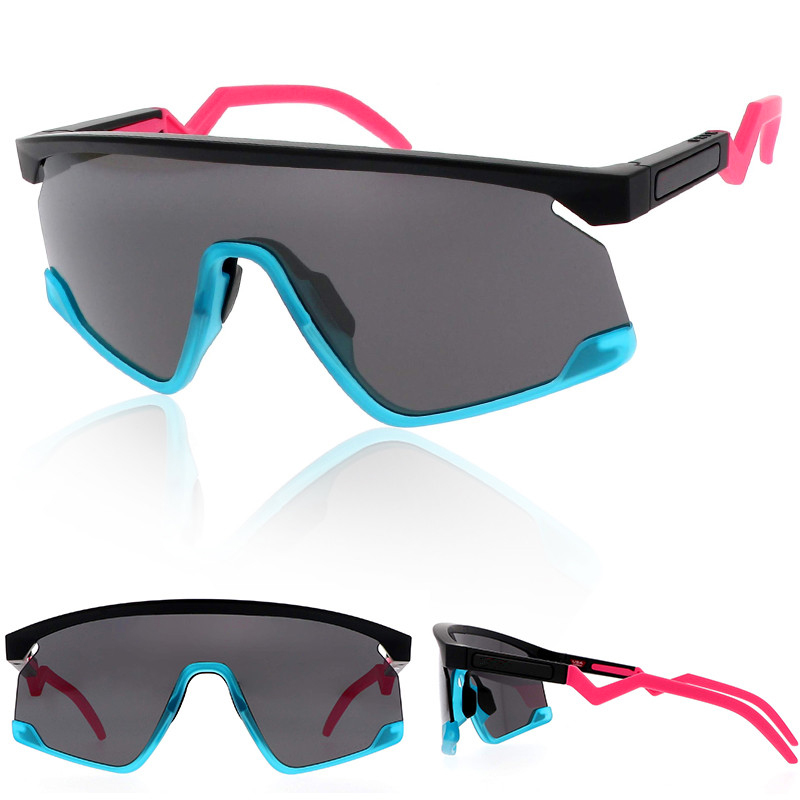 Men Accessories Brand - Okulary rowerowe męskie z półramką, markowe,