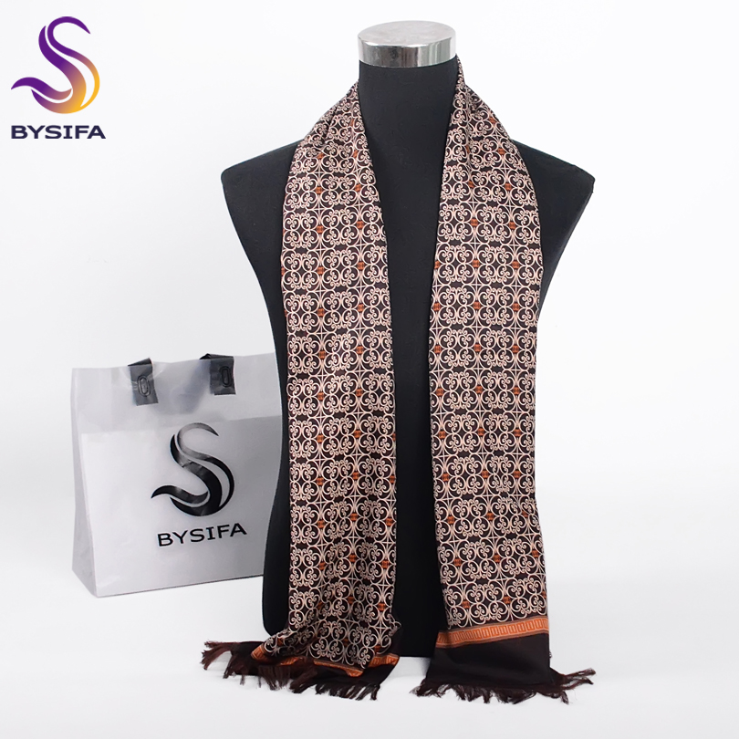 Men Accessories Brand - [BYSIFA] Zimowa kawa złota męska szaliki