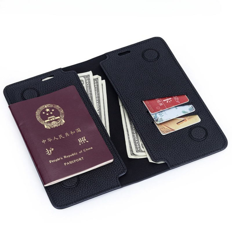 Men'S Accessories On Sale - Smukły, minimalistyczny portfel na paszport z