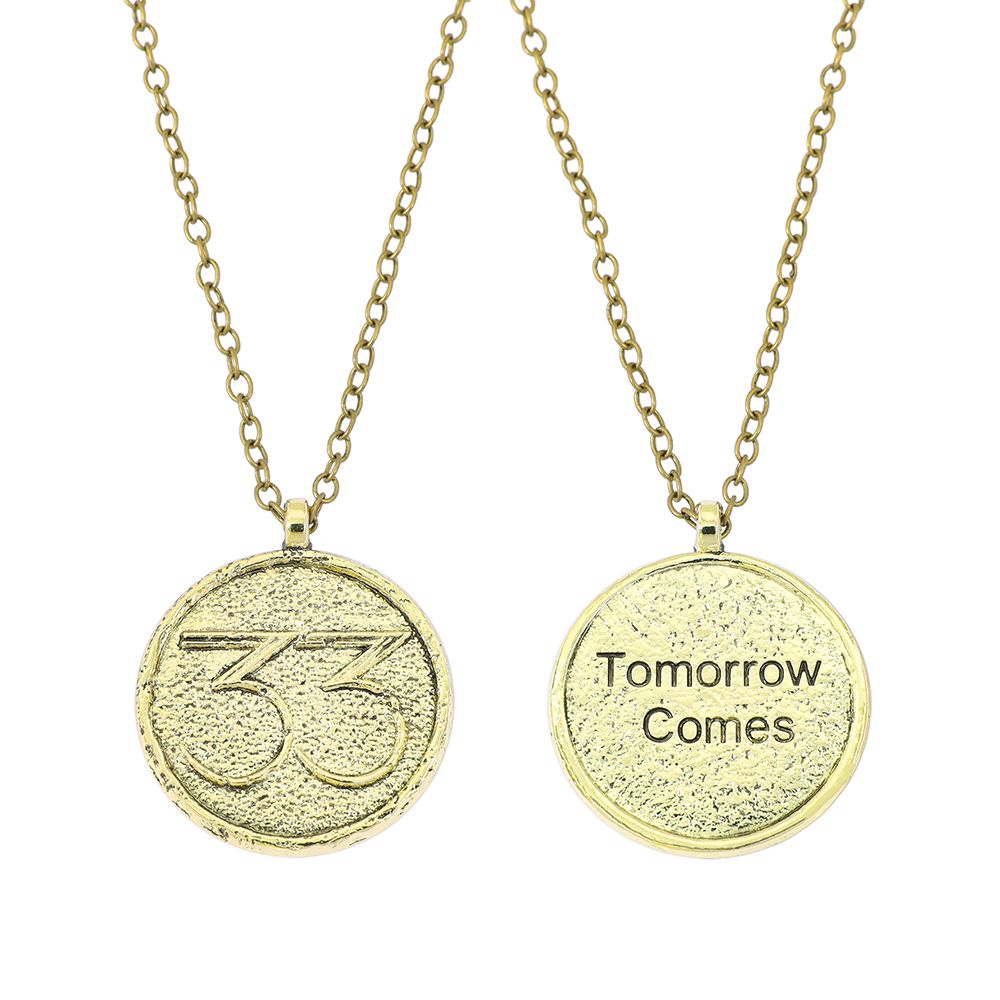 Naszyjnik z monetą w stylu vin – Men Accessories Necklace recenzja i cena