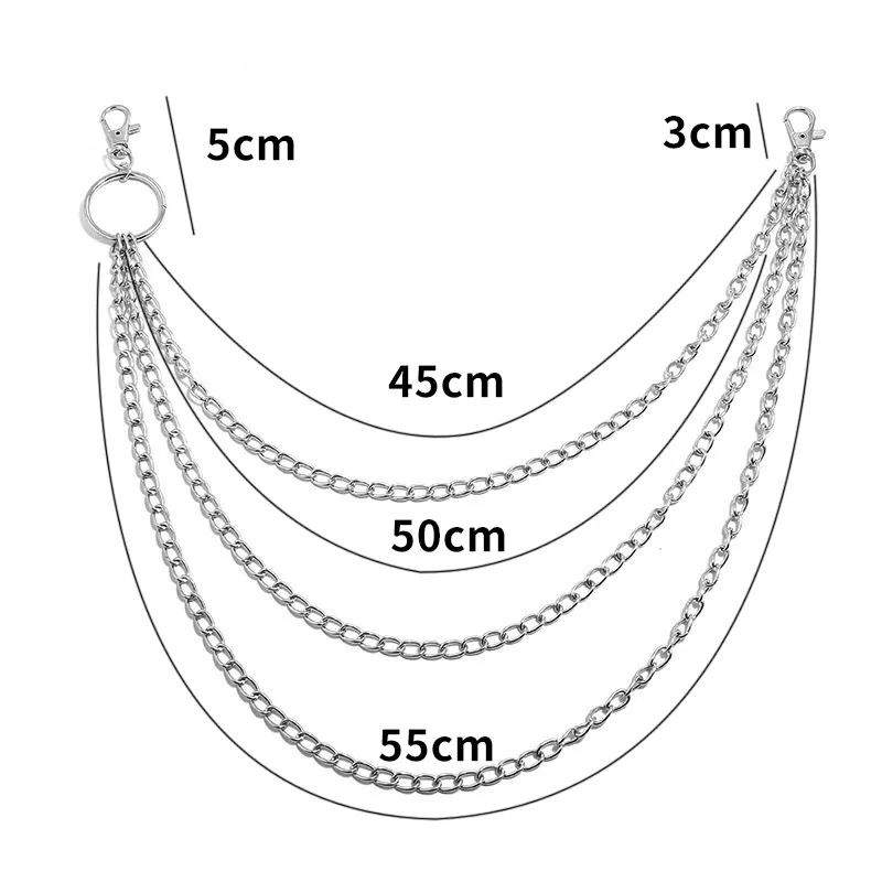 Metalowy pasek z łańcuchem, pu – Men'S Accessories Chain recenzja i cena