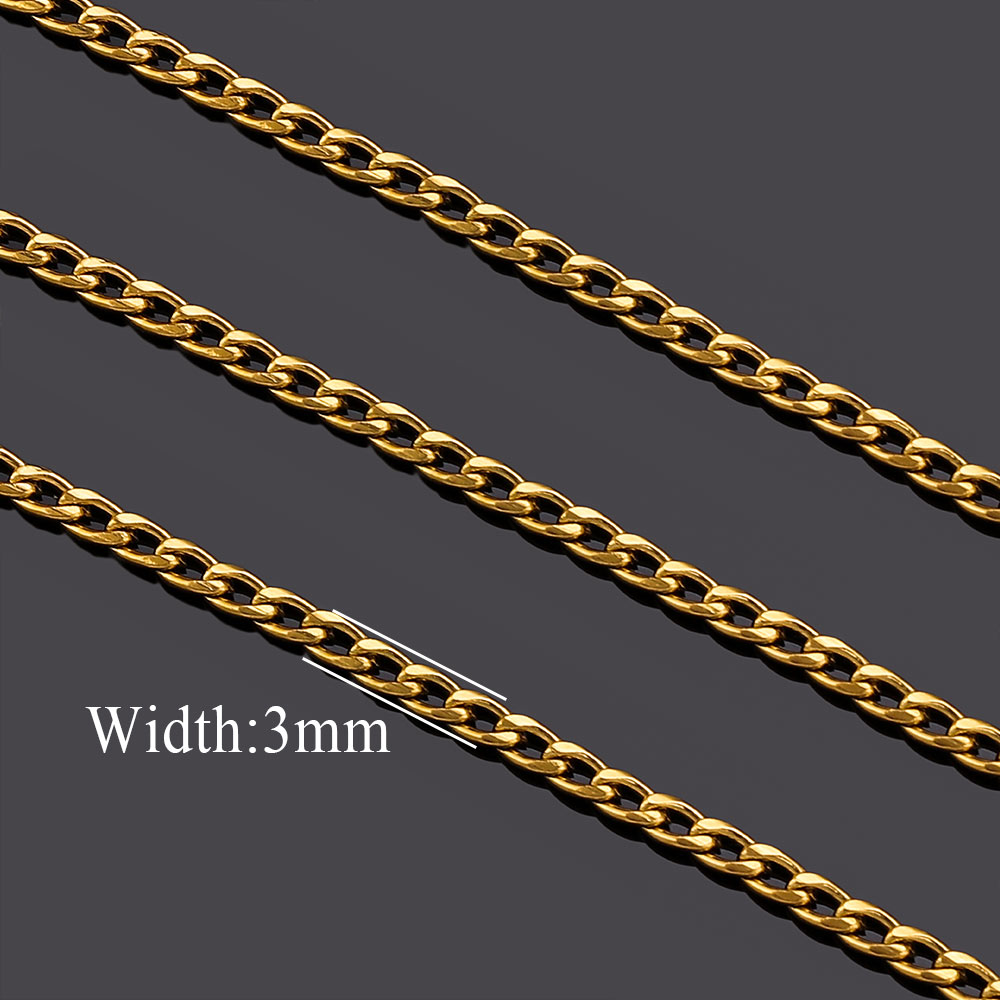 2-metrowe łańcuszki ze stali n – Men'S Accessories Chain recenzja i cena