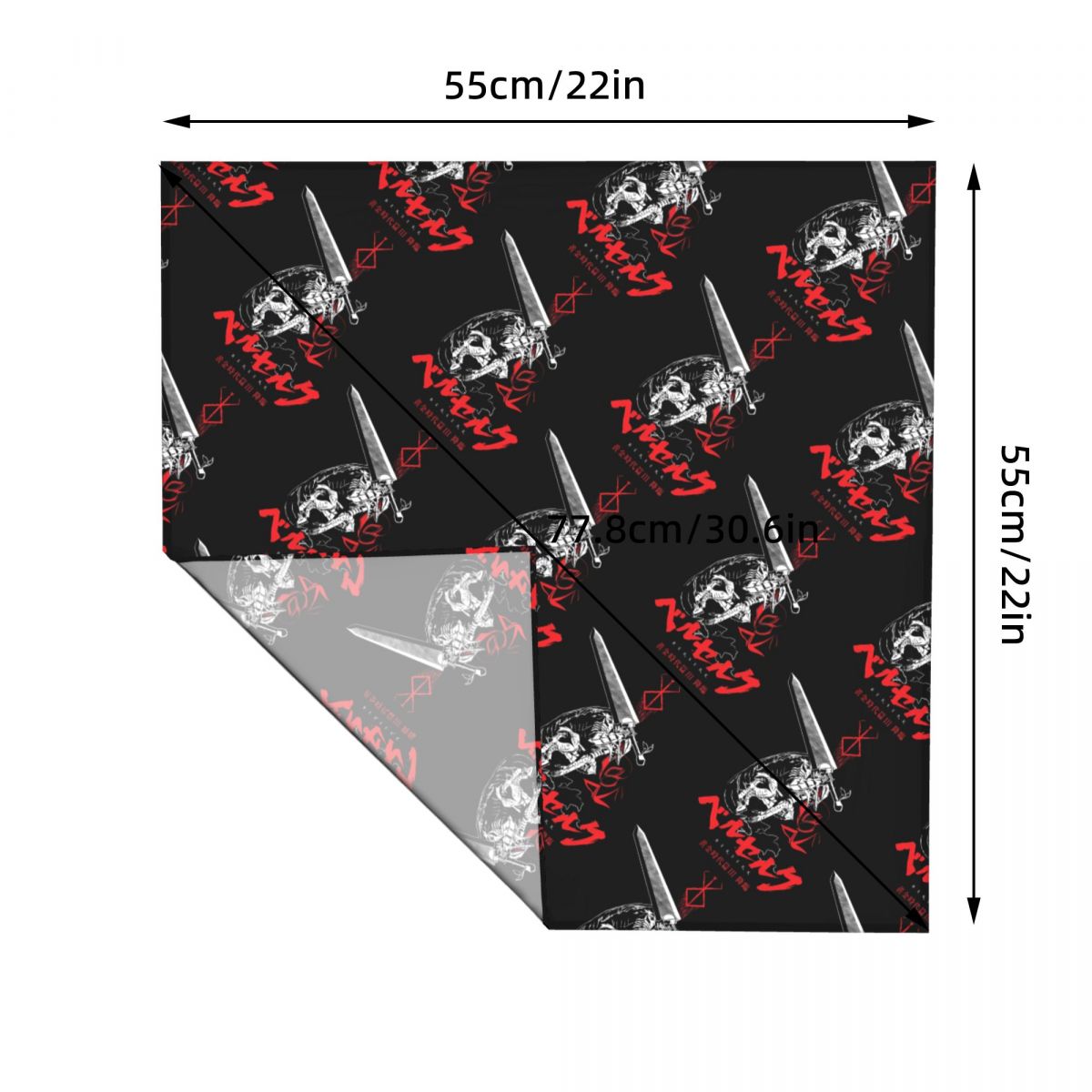 55CM B-Berserks Bandana na Świ – Men Accessories Brand recenzja i cena